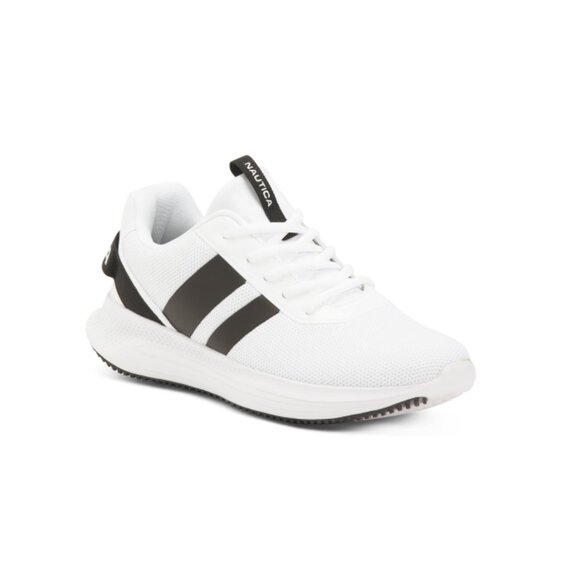 NAUTICA White/black Men's Manalapin Sport Casual Sneakers - Picture 1 of 2